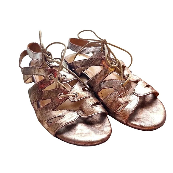 Vaneli Metallic Gladiator Sandals EUC ❤️ - Picture 2 of 12